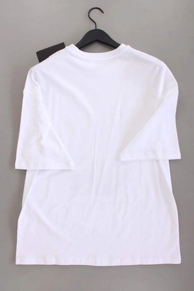 Printshirt für Herren Gr. XL neu mit Etikett Kurzarm weiß aus Baumwolle