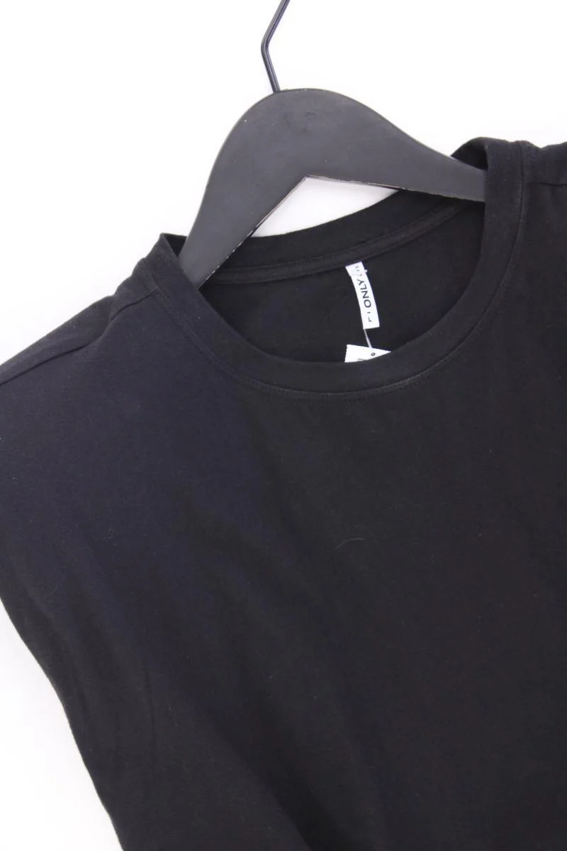 Only Jerseykleid Gr. L Kurzarm schwarz aus Baumwolle