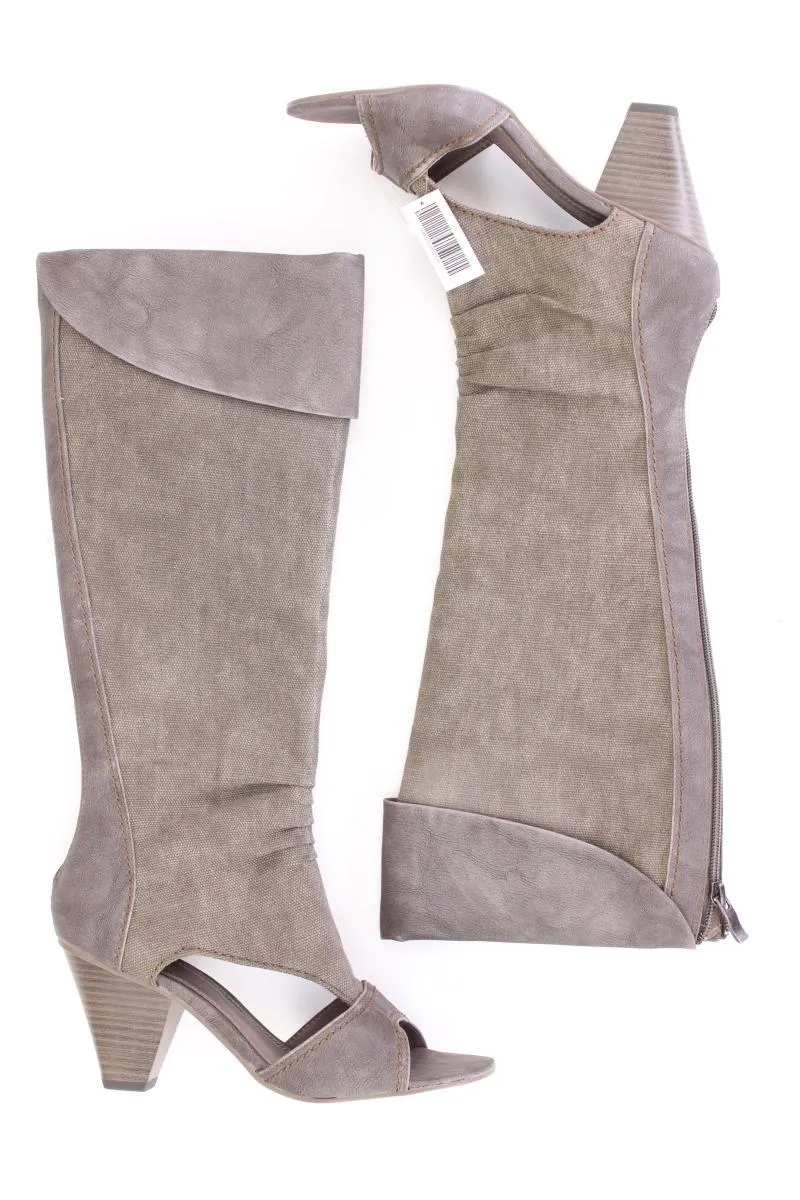 Marco Tozzi High-Heel Stiefel Gr. 37 neuwertig braun