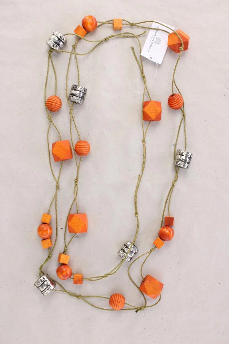 Halskette orange