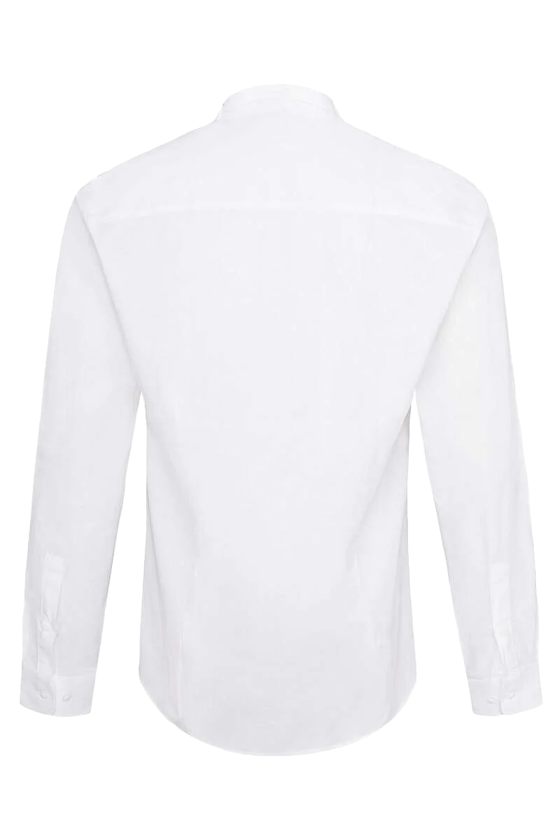 Trachtenhemd Stehkragen slim-fit