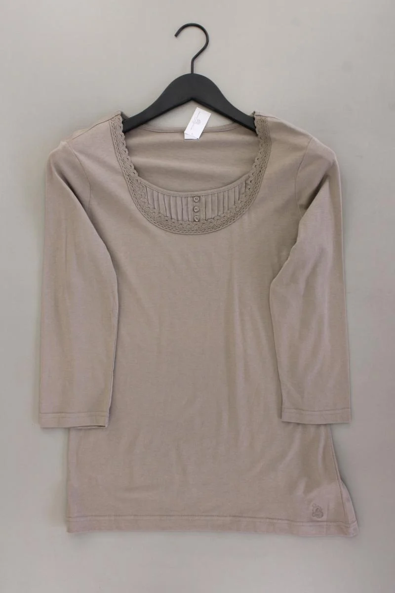 s.Oliver Regular Shirt Gr. 40 3/4 Ärmel creme aus Baumwolle