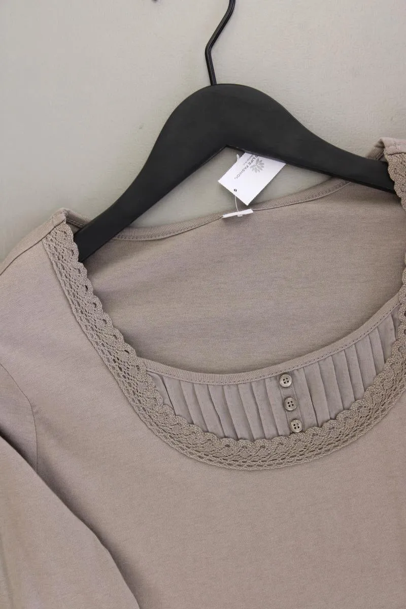 s.Oliver Regular Shirt Gr. 40 3/4 Ärmel creme aus Baumwolle