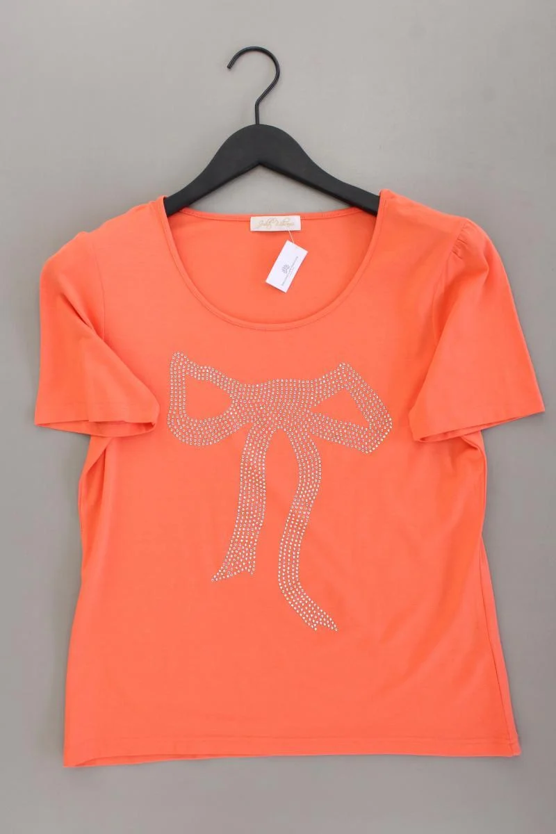 Judith Williams T-Shirt Gr. 40 neuwertig Kurzarm orange aus Viskose