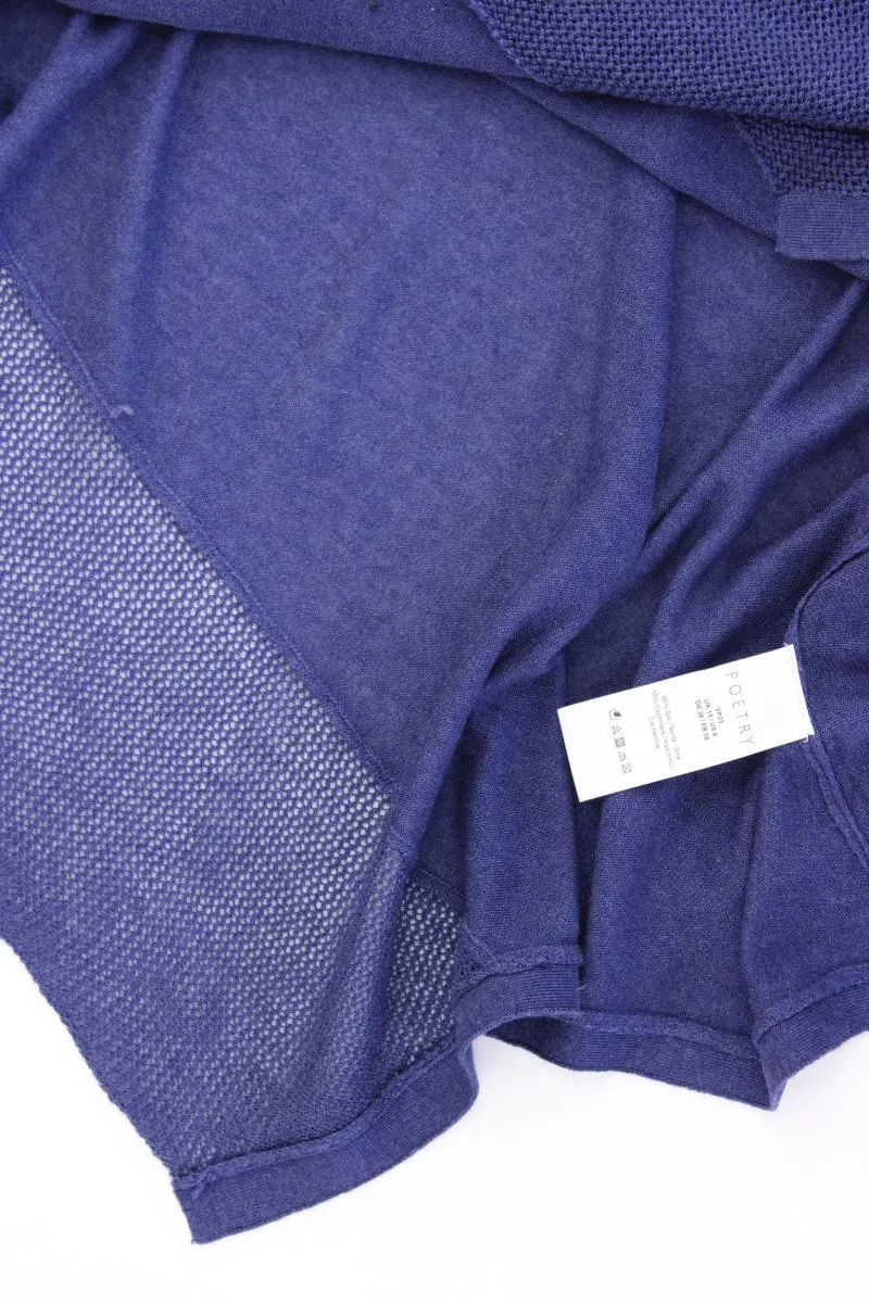Poetry Pullover aus Seide und Kaschmir Gr. 36 neuwertig blau