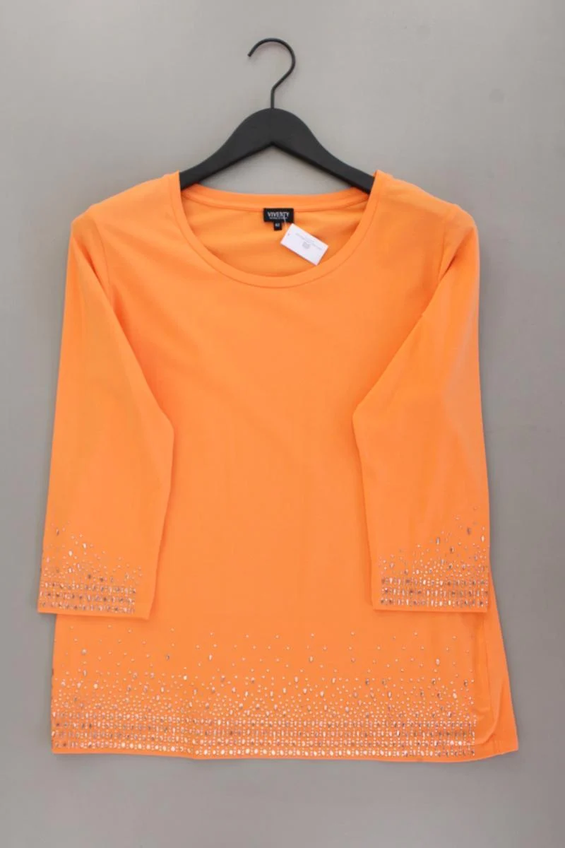 Viventy Bernd Berger Regular Shirt Gr. 42 3/4 Ärmel mit Nieten orange