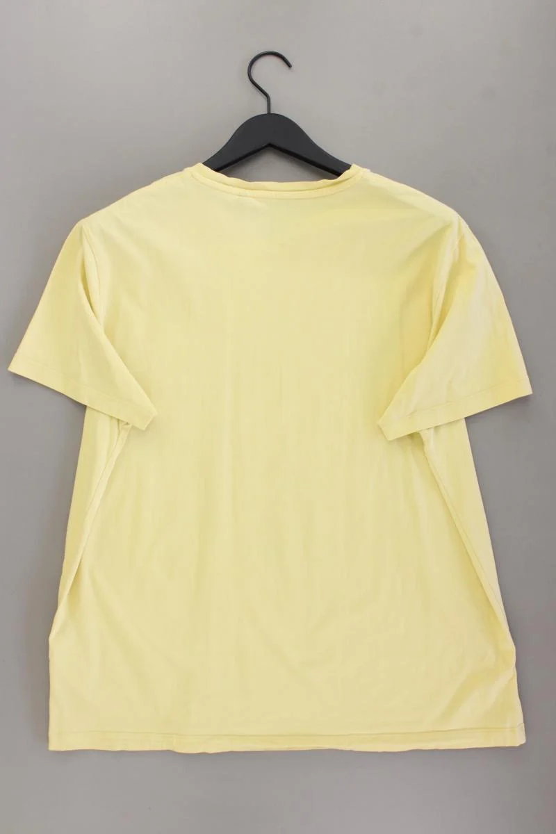 River Woods Printshirt für Herren Gr. XXL Kurzarm gelb aus Baumwolle