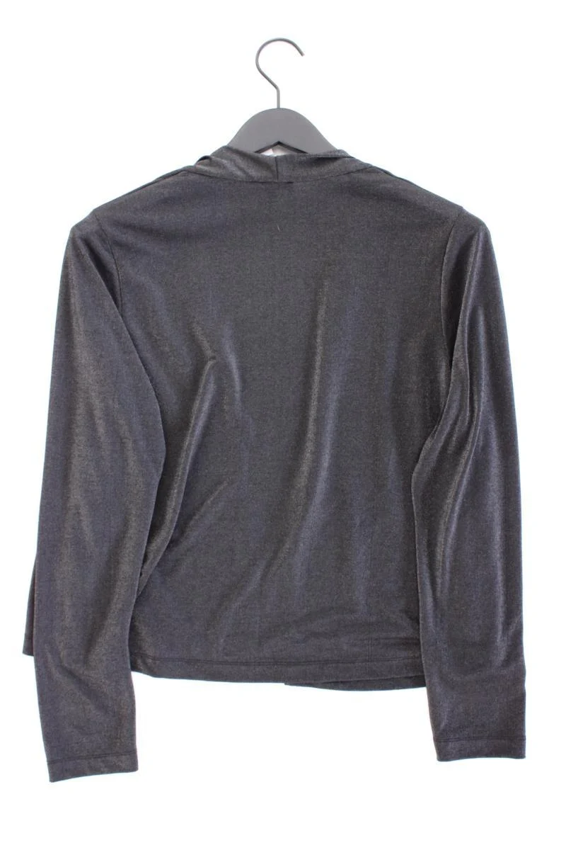 Street One Classic Cardigan Gr. 40 Langarm mit Glitzer silber