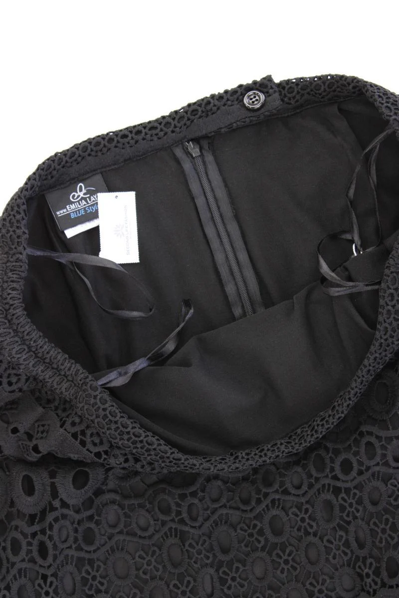 Emilia Lay Spitzenrock Gr. 44 neu mit Etikett schwarz aus Polyester