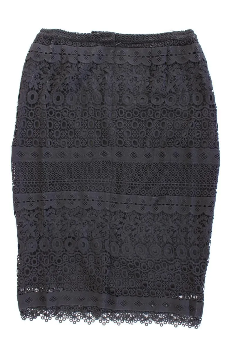 Emilia Lay Spitzenrock Gr. 44 neu mit Etikett schwarz aus Polyester