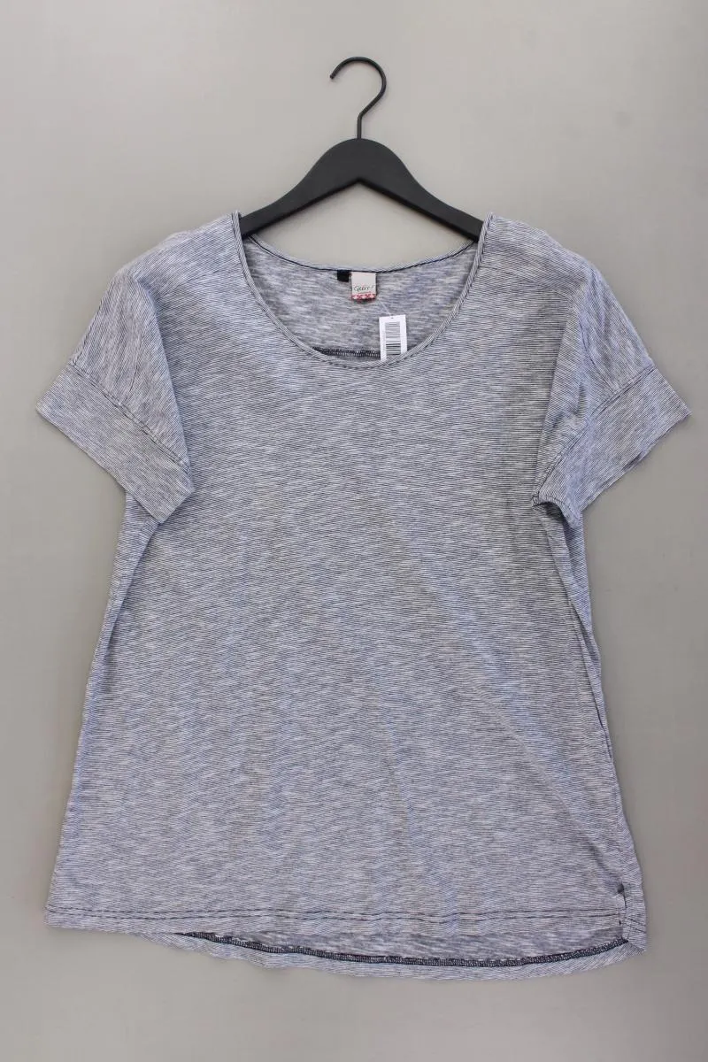 Qiero! T-Shirt Gr. 44 Kurzarm blau aus Baumwolle