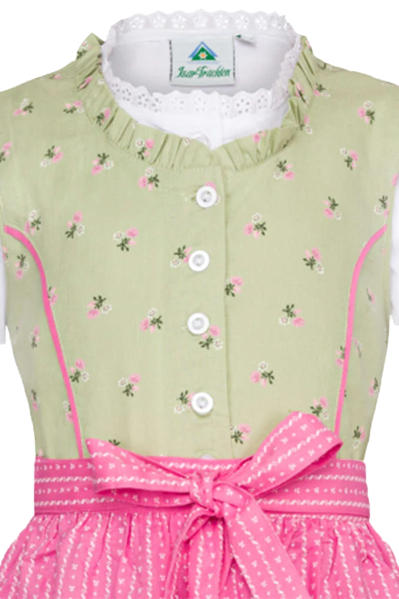Baby- und Mädchendirndl mit Bluse