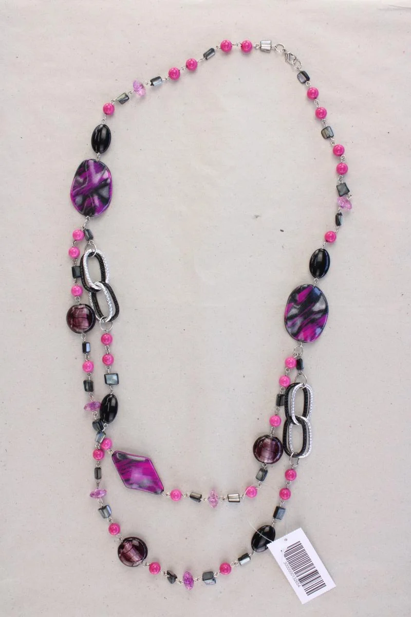 Halskette pink