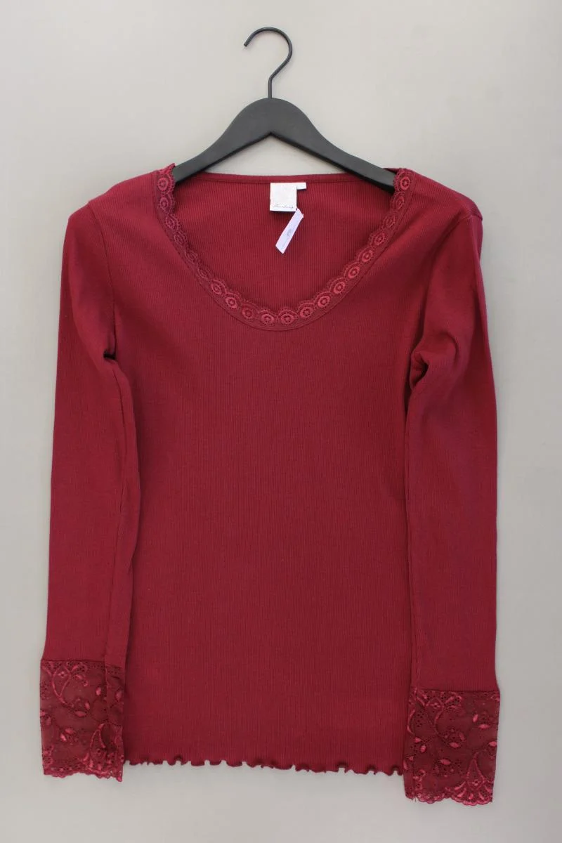 Deerberg Longsleeve-Shirt Gr. L Langarm rot aus Baumwolle