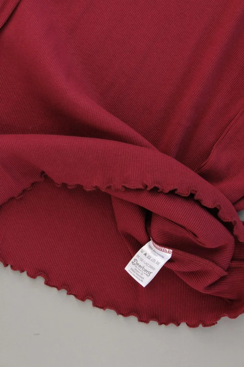Deerberg Longsleeve-Shirt Gr. L Langarm rot aus Baumwolle