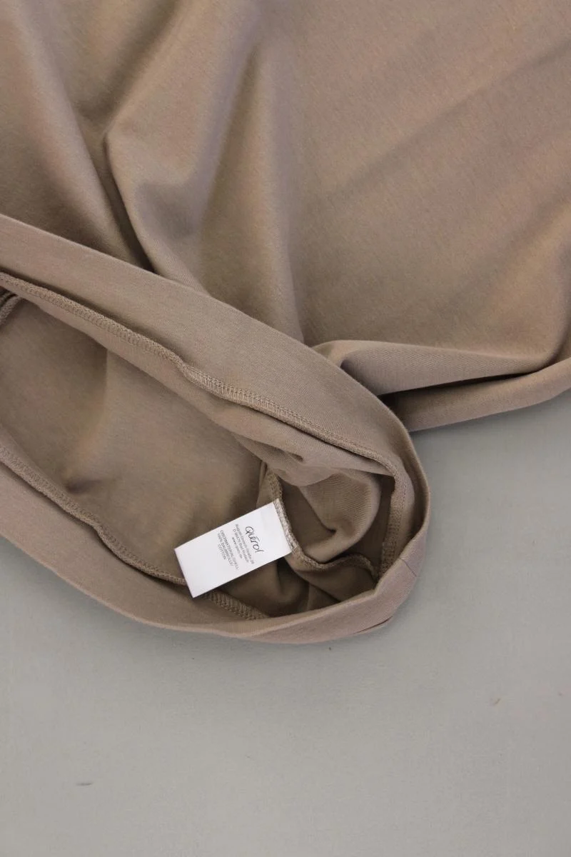 Qiero! T-Shirt Gr. 44 neuwertig Kurzarm braun aus Baumwolle
