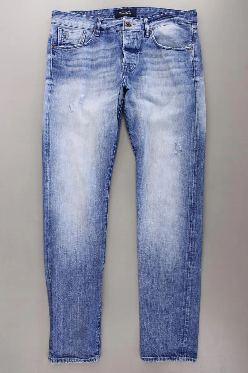 Scotch & Soda Straight Jeans für Herren Gr. W33/L34 Modell RALSTON blau