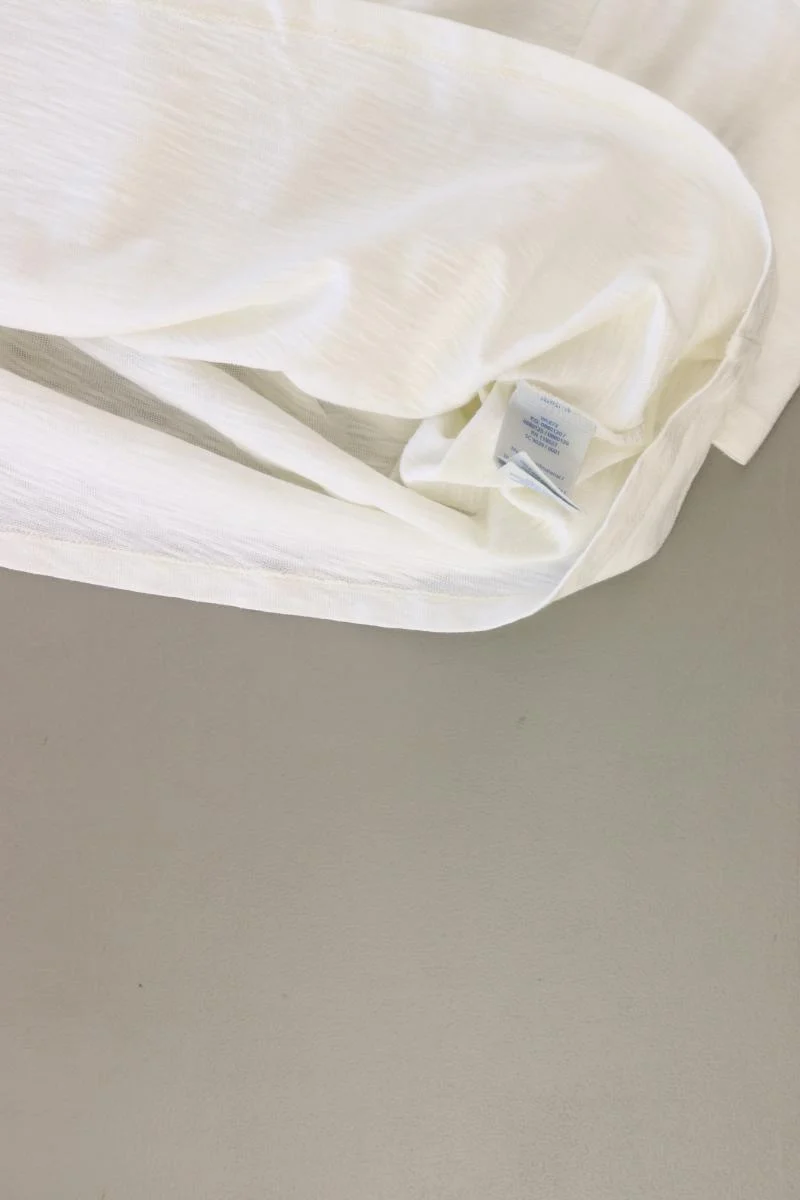 Boden Longshirt Gr. 44 3/4 Ärmel weiß aus Baumwolle