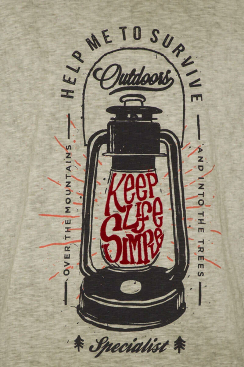 Herren T-Shirt 'Keep Life Simple'