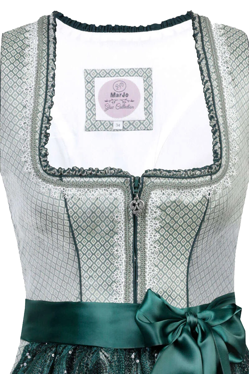 Mini-Dirndl mit Reißverschluss