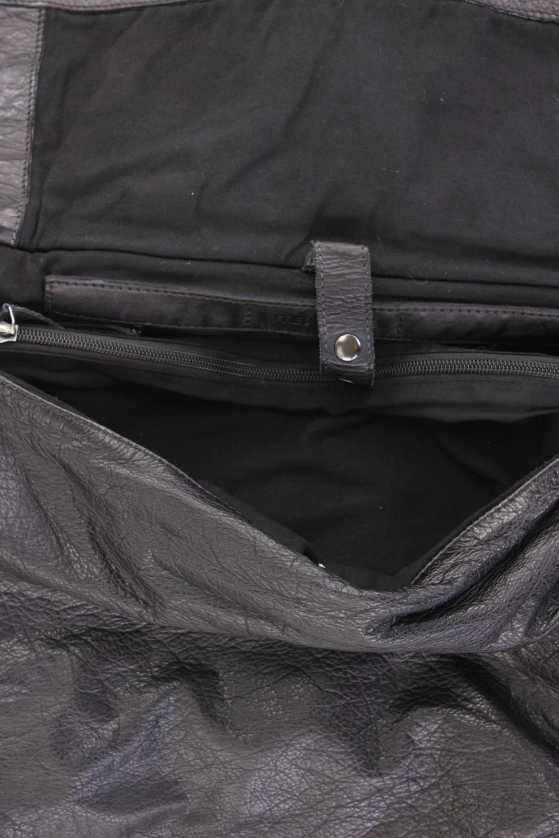 FREDsBRUDER Umhängetasche schwarz aus Leder