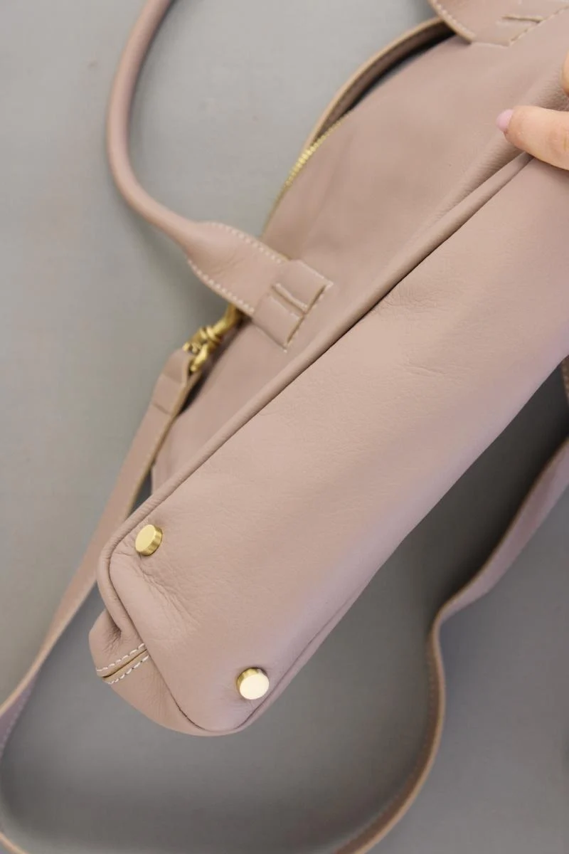 Bree Henkeltasche neuwertig creme aus Leder