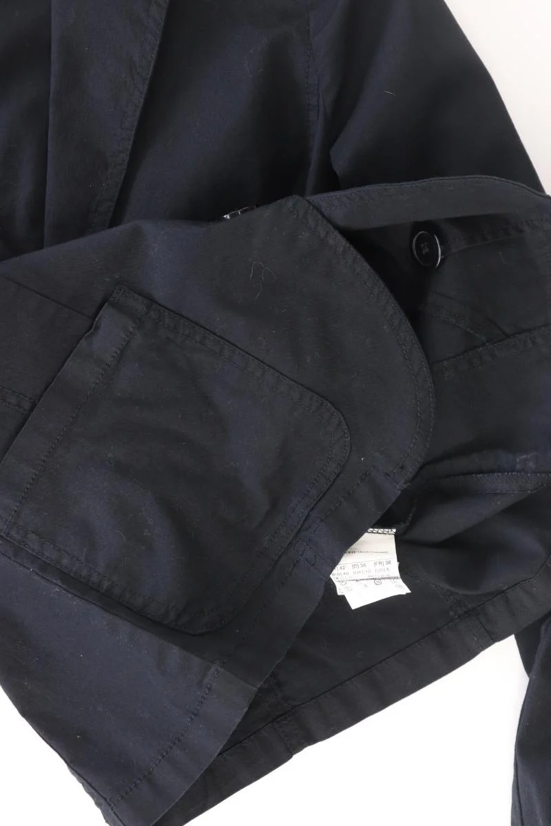 United Colors of Benetton Slim Blazer Gr. 36 schwarz aus Baumwolle