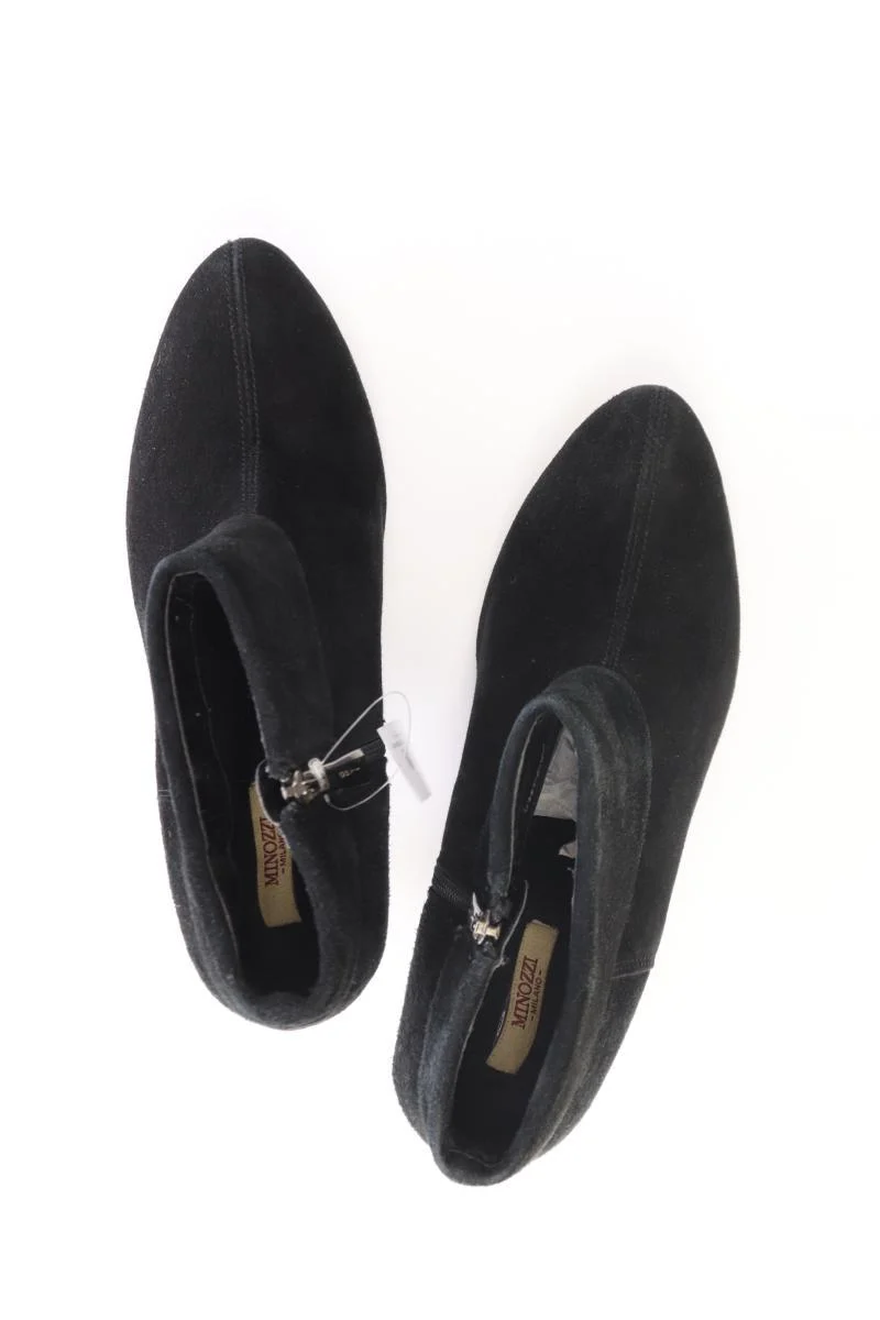 Wildleder Stiefeletten Gr. 38 schwarz