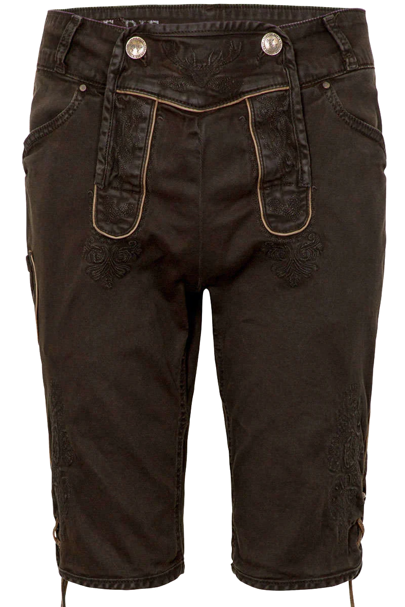 Herren Jeans 'Lederhose' kurz