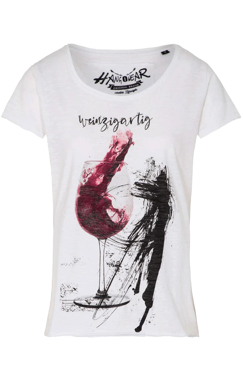 Damen T-Shirt 'WEINzigartig'