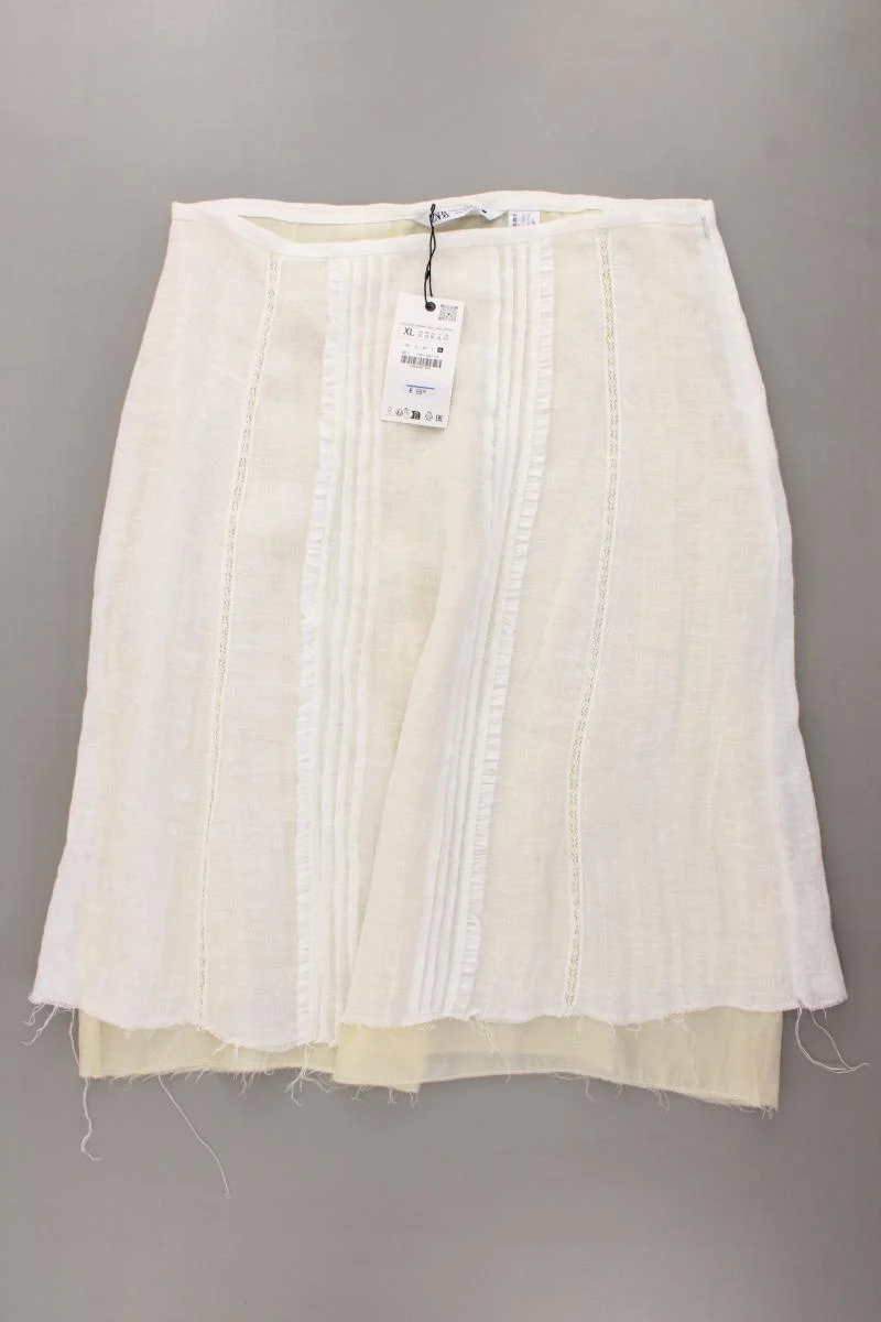 Zara Midirock Gr. XL neu mit Etikett Neupreis: 69,95€! creme aus Lyocell