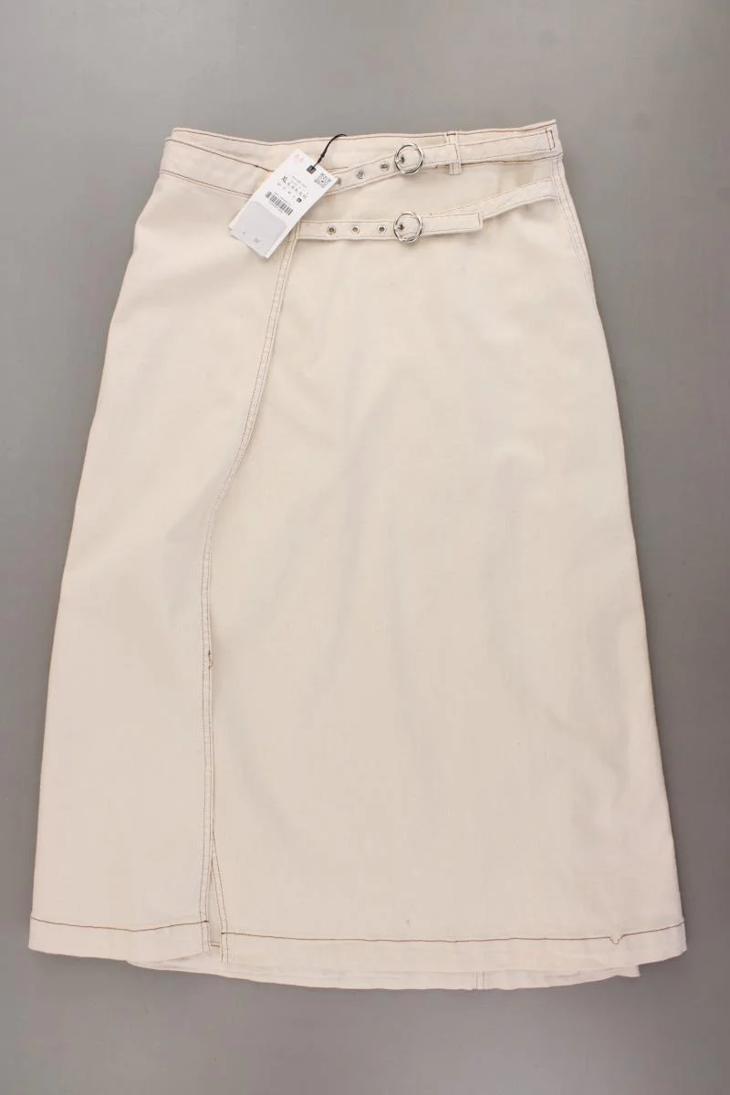 Zara Maxirock Gr. XL neu mit Etikett Neupreis: 39,95€! creme aus Baumwolle