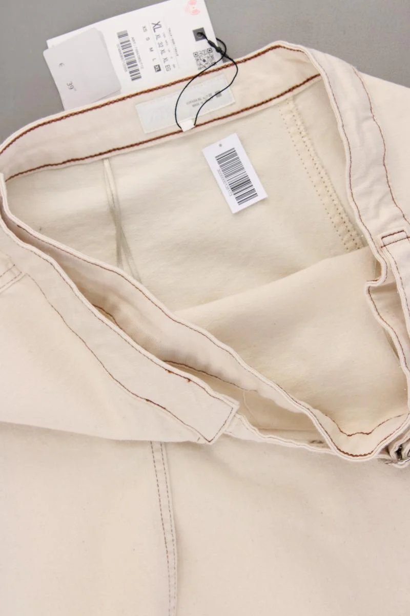 Zara Maxirock Gr. XL neu mit Etikett Neupreis: 39,95€! creme aus Baumwolle