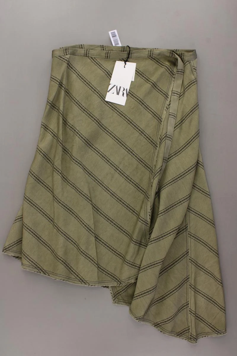 Zara Midirock Gr. L neu mit Etikett Neupreis: 79,95€! olivgrün aus Acetat