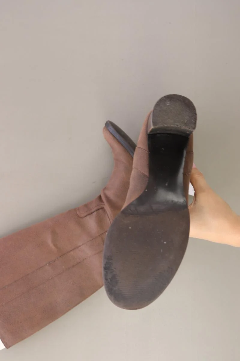Blink High-Heel Stiefel Gr. 38 braun aus Kunstleder
