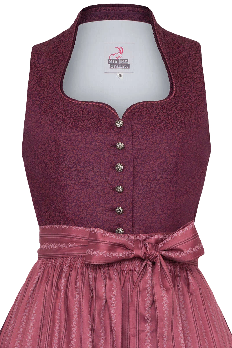 Baumwolldirndl mit Schneewittchen-Kragen