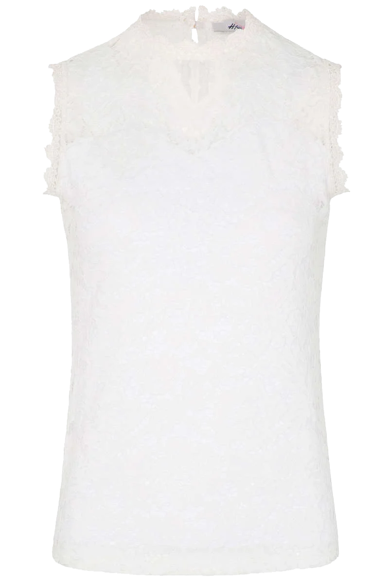 Damen Spitzen-Trachtenshirt ärmellos