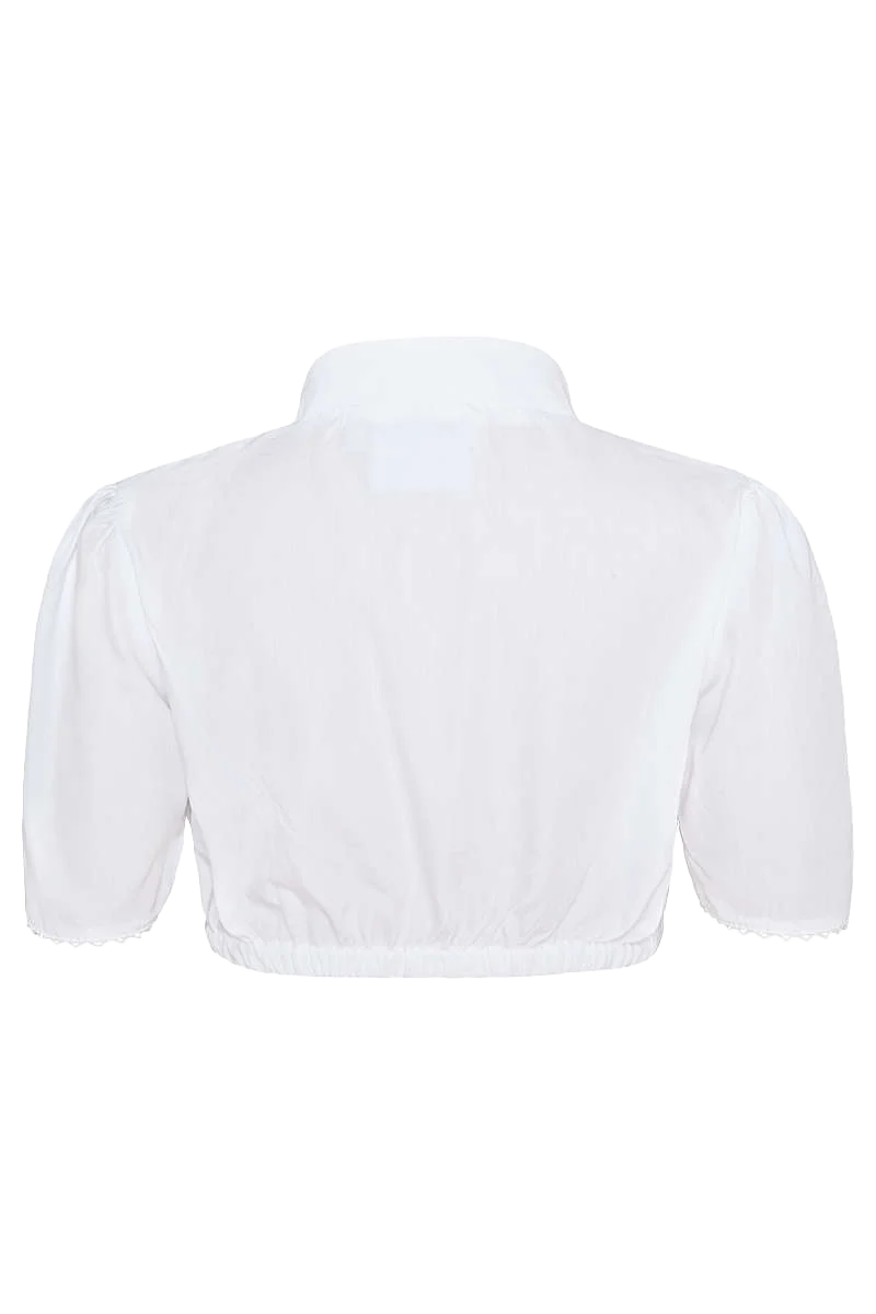 Mädchen Dirndlbluse mit Stehkragen
