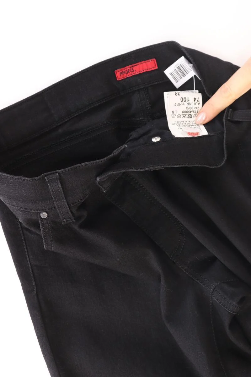 Angels Five-Pocket-Hose Gr. Kurzgröße 38 schwarz aus Baumwolle