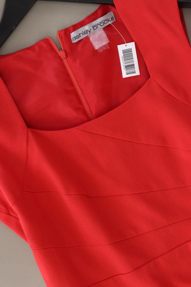 Ashley Brooke Bleistiftkleid Gr. 38 Ärmellos rot aus Baumwolle