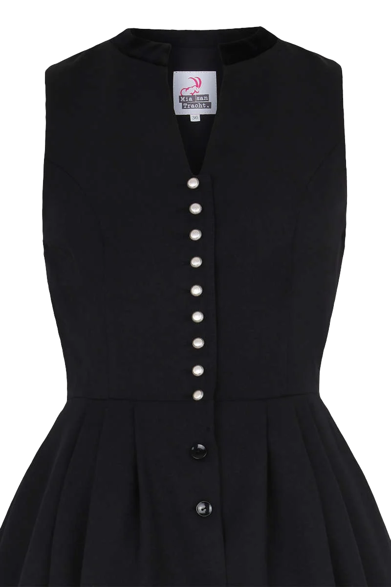 Midi-Dirndl hochgeschlossen ohne Schürze