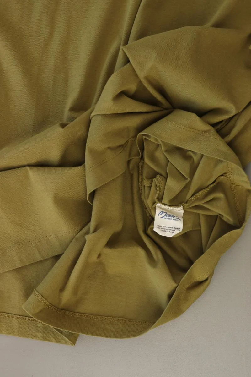 Maas Natur Midikleid Gr. 44 neuwertig 3/4 Ärmel grün aus Baumwolle