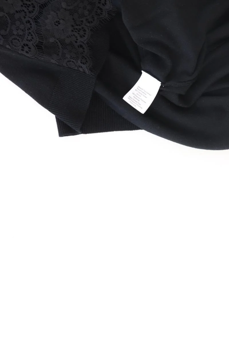 Emilia Lay Feinstrickpullover Gr. 44/46 schwarz aus Viskose