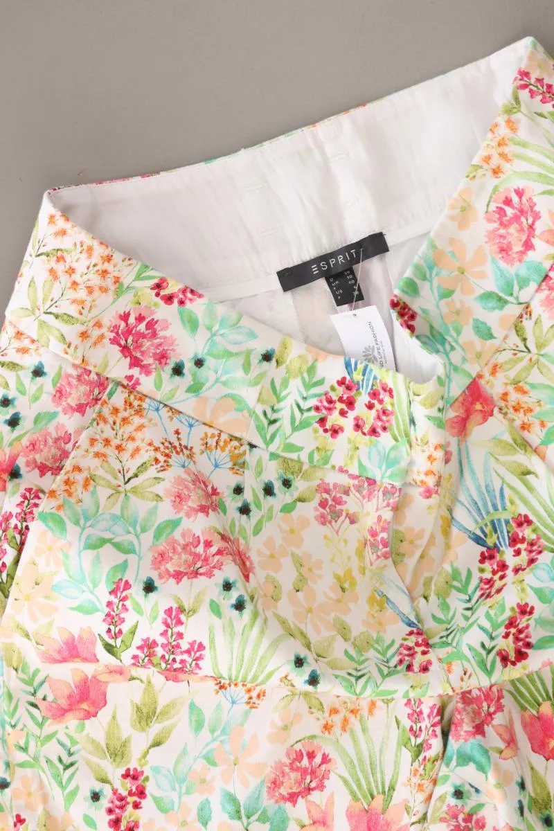 Esprit Shorts Gr. 36 mit Blumenmuster mehrfarbig aus Baumwolle