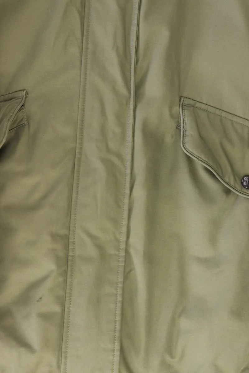 Tommy Hilfiger Wintermantel Gr. M olivgrün aus Baumwolle