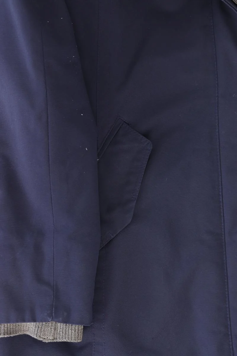 Marc O'Polo Wintermantel Gr. 42 blau aus Baumwolle