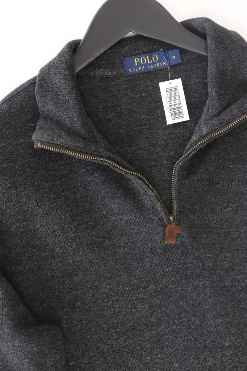 Polo Ralph Lauren Feinstrickpullover für Herren Gr. M grau aus Baumwolle