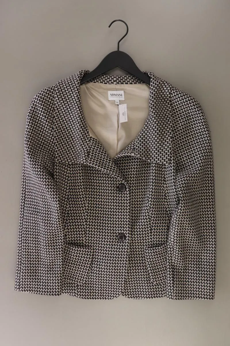 armani collezioni Wolljacke Gr. IT 46 (M) braun