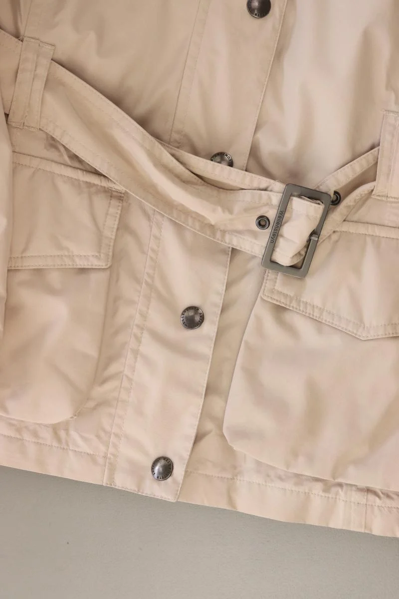 Wellensteyn Übergangsjacke Modell Barbados Gr. S mit Gürtel creme aus Polyester