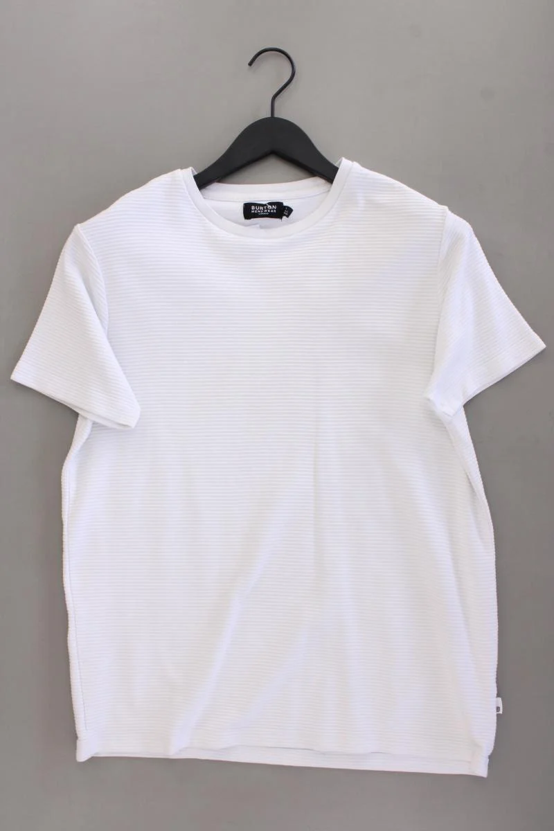 Burton T-Shirt für Herren Gr. L Kurzarm weiß aus Baumwolle